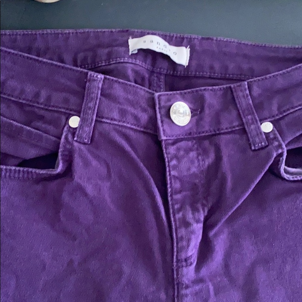 🏆 3/$75 DEAL • Sandro • Paris Purple Jeans - euro size 40 us size 26